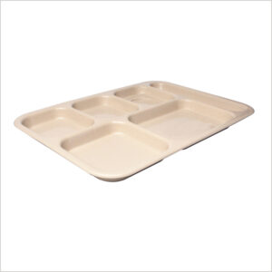 Bandeja de comida con compartimentos